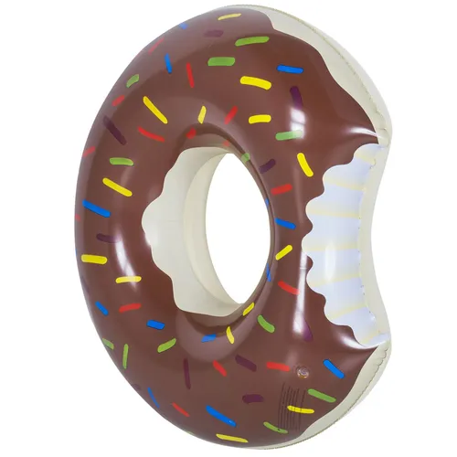 XXL Donut Schwimmreifen Aufblasbarer Schwimmring Schwimmhilfe Luftmatratze XXL