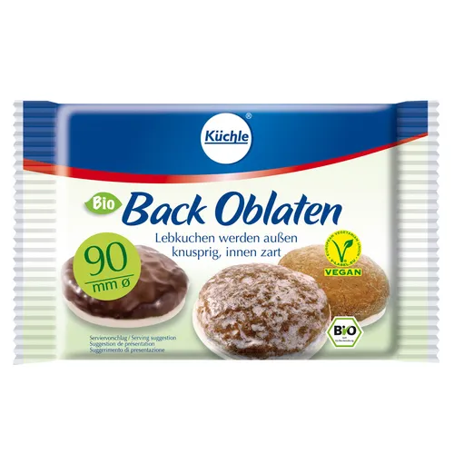 Küchle Bio Backoblaten 90mm von Backen
