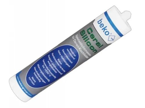 beko 2293101 Ceral-Silicon - 310 ml schwarze Dichtmasse, hohe Markenqualität für zuverlässige Abdichtungen