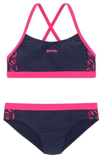 Bench. Bustier-Bikini mit geometrische bedruckten Einsätzen