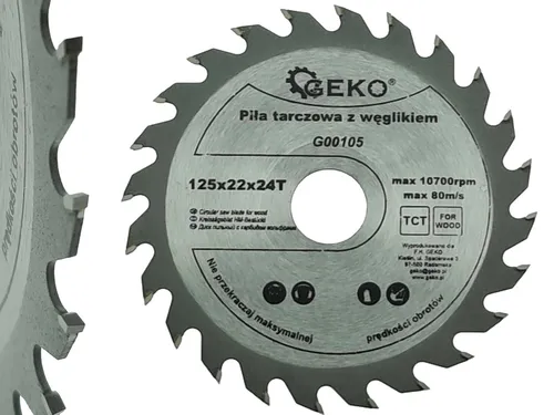 Kreissägeblatt Sägeblatt 125mm 24Z Holzkreissägeblatt Trennschleifer G00105