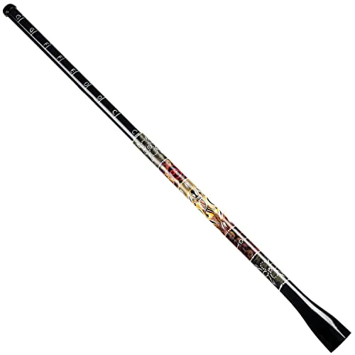 MEINL Percussion Trombone Didgeridoo - Didgeridoo aus Premium-Fiberglas, mit variabler Tonhöhe durch teleskopierbare Teile und künstlerischer Handbemalung für einzigartige Klänge.