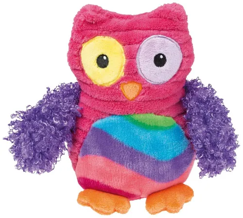 Plüschtier Eule circa 15 cm, pink