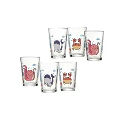 Ritzenhoff & Breker Becherset  6-teilig   , mehrfarbig , Glas , Maße (cm): H: 25