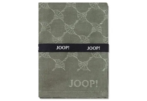 JOOP! Geschirrtuch Cornflower 50 x 70 cm Mischgewebe Oliv in grün von JOOP!