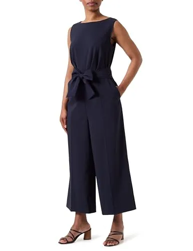 Betty Barclay Overall Lang ohne Arm - Dark Sky - Jumpsuit für Damen mit figurumspielender Passform, praktischen Eingriffstaschen und zeitloser Eleganz. Ideal für vielseitige Anlässe, einfach an- und auszuziehen und individuell anpassbar.