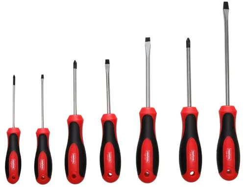 TrendLine Schlitz Schraubendreher-Set, 7-teilig Schraubenzieher