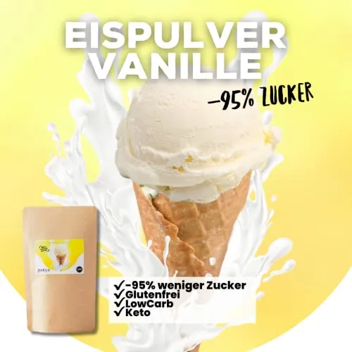 Eispulver Vanille von Soulfood LowCarberia 90g von Soulfood LowCarberia
