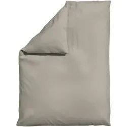 Schlafgut Bettdeckenbezug Knitted Jersey Taupe 155x220 cm - Hochwertiger Bettdeckenbezug aus Jersey, pflegeleicht und atmungsaktiv. Ideal für ein angenehmes Schlafklima, schadstoffgeprüft und Oeko-Tex® zertifiziert.