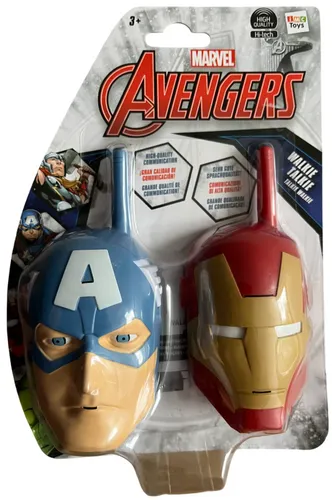 Marvel Avengers Walkie Talkie Captain America Iron Man Superheld Funkgerät Neu