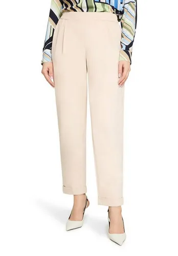 Betty Barclay Damenhose 6161/1838 in Light Beige, Größe 38 - Moderne Relaxed Fit Hose mit Gummibund für optimalen Tragekomfort. Die hohe Leibhöhe und praktischen Taschen machen sie zum idealen Begleiter für den Alltag. Die 7/8-Länge sorgt für einen frischen, sommerlichen Look.