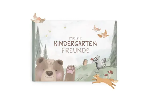 mintkind Elektronisches Tagebuch Freundebuch Kindergarten - Erinnerungsbuch 96 Seiten