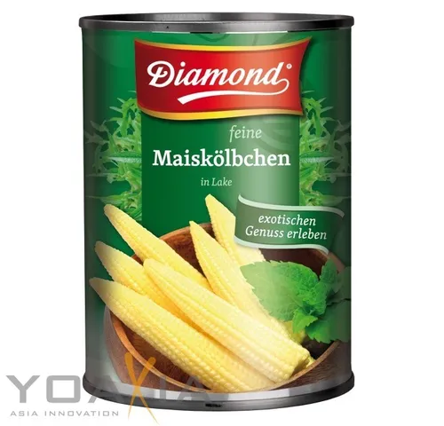 [ 425g / 225g ATG ] DIAMOND feine Maiskölbchen in Lake / Baby Mais