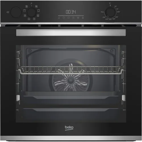 Beko BBIS13300X Einbaubackofen - Hochwertiger Einbaubackofen mit Energieeffizienzklasse A, ideal für moderne Küchen. Mit praktischen Drehreglern und kompakten Maßen für perfekten Kochkomfort.