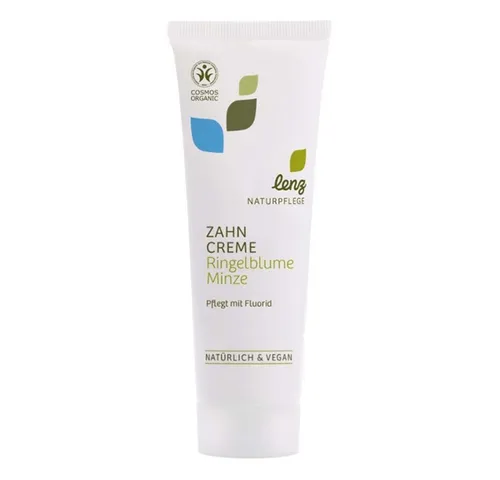 Lenz Products Zahnpasta Zahncreme Ringelblume Minze - mit Fluorid 75ml