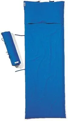 Cocoon Thermomattenüberzug, Baumwolle, blau, 185x53cm - Schlafsäcke: Schützender Baumwollüberzug für Thermo-Luftmatten, rutschfest und ideal für komfortables Schlafen im Freien.