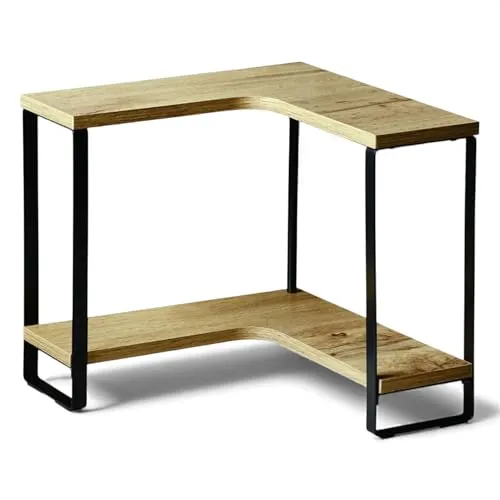 LS-LebenStil Küchenregal Eckregal Holz 30x30cm