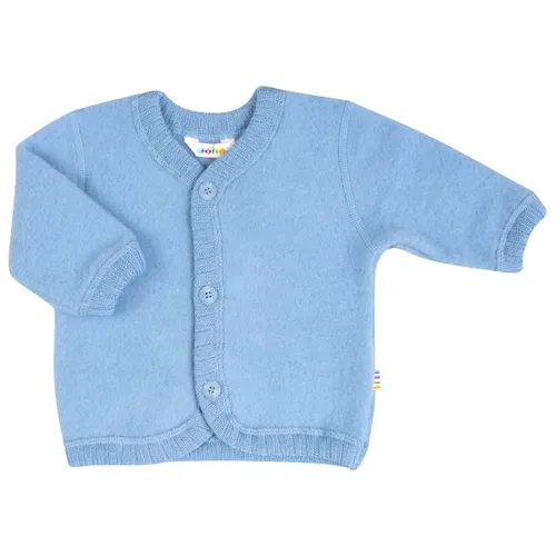 Joha Sweatjacke Wollfleecejacke Merinowolle blau|weiß 80