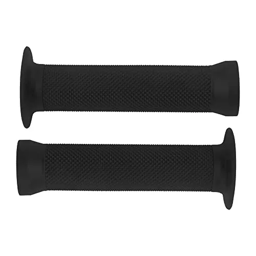 cyclingcolors Fahrradgriffe Fahrrad Griffe 130mm Lenkergriffe Grips Lenker Griff Handgriffe BMX Freestyle Dirt, schwarz