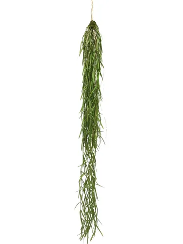 Künstliche Zimmerpflanze Asparagus sprengeri Hänger von artplants, 95 cm - Dekorative Künstliche Zimmerpflanze, 95 cm hoch, ideal für Innenräume. Pflegeleicht und farbtreu, sorgt für eine grüne Atmosphäre ohne Pflegeaufwand.