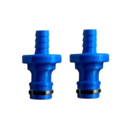 bluuwater trinkwasserechter Schlauch-Adapter für 10 mm Schläuche, 2 Stück | Kompatibel mit GARDENA® & GEKA® Anschlüssen