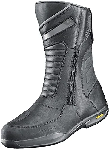 Held Annone GTX Motorradstiefel, schwarz, Größe 42 für Männer - Motorradstiefel aus hochwertigem Vollrindleder mit bequemem Polyester-Innenfutter für optimalen Komfort auf langen Touren.