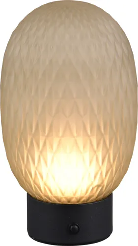 TRIO LED-Akku-Tischleuchte FACETTE, 1,5W, 140lm, grün - Klassische Tischleuchten mit modernem Design, energieeffizient und vielseitig einsetzbar. Ideal für stilvolle Beleuchtung in Wohnräumen, mit langlebigem Akku und nachhaltigen Materialien.