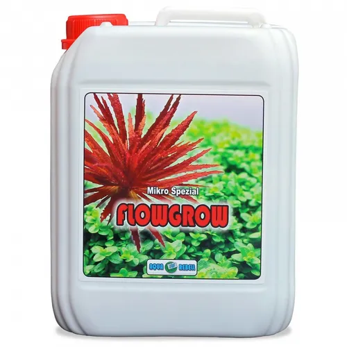 Aqua Rebell Mikro Spezial Flowgrow Dünger - 5 Literflasche, optimale Versorgung für Aquarium Wasserpflanzen, ideale Wahl für Aquascaping und schnelle Nährstoffverfügbarkeit