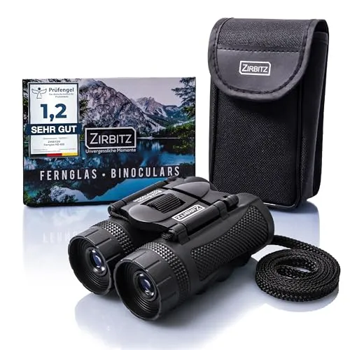 ZIRBITZ® HD Fernglas 8x25 – Kompakt und leicht für Vogelbeobachtung und Abenteuer