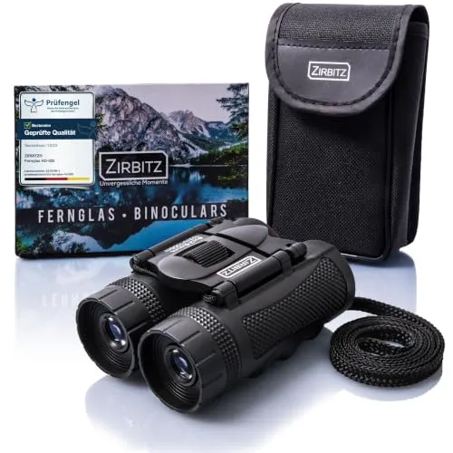 ZIRBITZ® HD Fernglas 8x25 – Kompakt und leicht für Vogelbeobachtung und Abenteuer