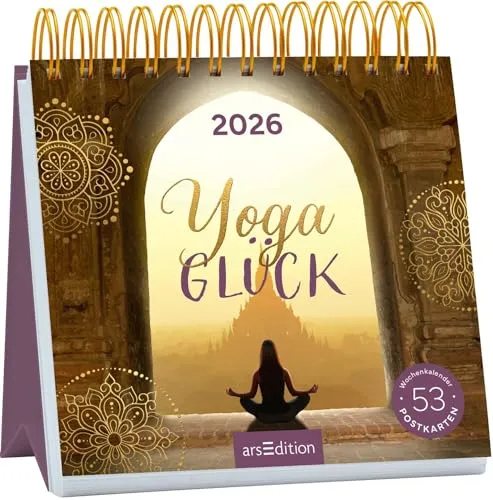 Postkartenkalender Yogaglück 2026: Wochenkalender mit 53 inspirierenden Postkarten - Philosophie: 53 Postkarten für achtsame und bewusste Momente, ideal zur Förderung von Gelassenheit und innerer Balance im Alltag.