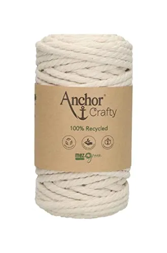 Anchor Crafty, ca. 5 mm, 250 g, ca. 40 m Natural 4774000-00105
