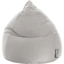 Magma Heimtex Sitzsack Set grau - Sitzsäcke aus 100% Polyester, waschbar bei 30 Grad, ideal für gemütliche Stunden und vielseitig einsetzbar in jedem Wohnraum.