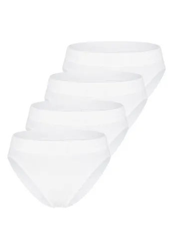 sloggi Tai-Slip 4er Pack Double Comfort (Spar-Set, 4-St) Tai Slip - Baumwolle - Atmungsaktiv - Perfekter Sitz