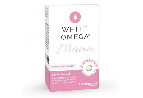 kindgesund Omega-3 für die Schwangerschaft - WHITE OMEGA® Mama Kapseln