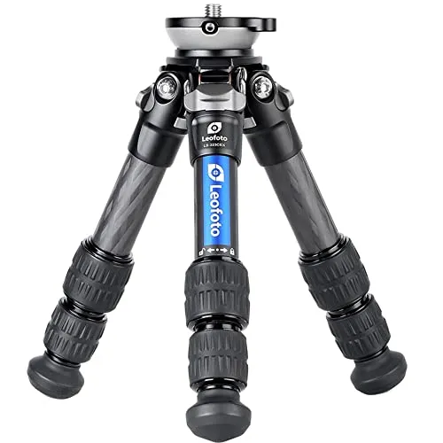 LEOFOTO Carbon-Dreibeinstativ LS-223CEX Ranger mit Nivellierbasis - Stativ für Fotografen, extrem leicht und stabil mit Nivellierbasis für präzise Aufnahmen in jeder Umgebung.