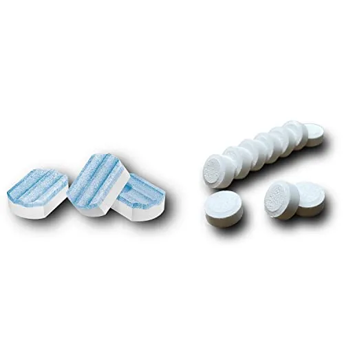 Entkalkungstabletten + 10 Reinigungstabletten passend für Siemens EQ.6 series 300, Reiniger und Entkalker Tabs (3a36 + 10x2,2) 3