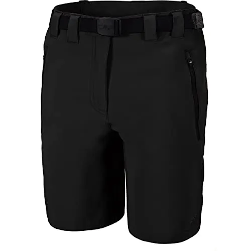 CMP Bermuda 3T59136, Nero, D38 - Outdoorhosen mit UV-Schutz, 4-Wege-Stretch und schnelltrocknendem Material für optimalen Komfort und Bewegungsfreiheit bei allen Aktivitäten.