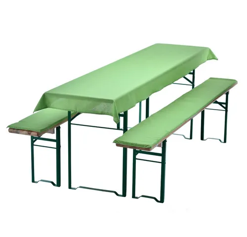 NYVI Bierbankauflagen Set NYVIGala 240x70 cm Grün in grün von NYVI