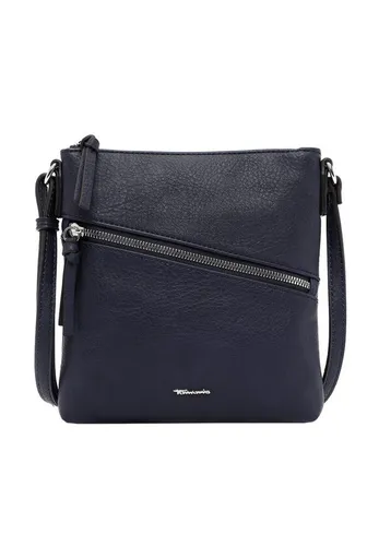 Tamaris Umhängetasche TAS Alessia 30443 - Damen Handtasche Uni blue, hochwertiges Kunstleder und längenverstellbarer Umhängeriemen für optimalen Tragekomfort