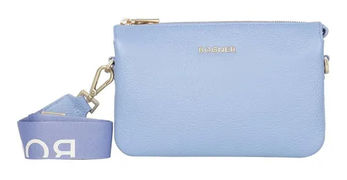 Bogner Wallis Umhängetasche aus Leder 23 cm in blau von BOGNER