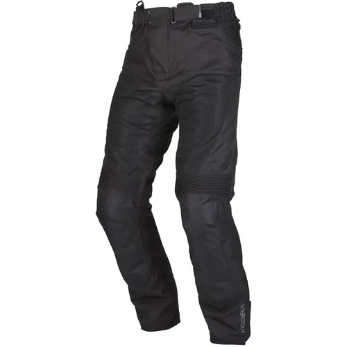 Modeka Veo Air Textilhose Herren schwarz L - Motorradhosen für den Sommer, gut belüftet mit Mesh-Einsätzen und zertifizierten YF Knieprotektoren für optimale Sicherheit.