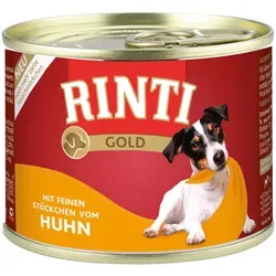 RINTI Hundenahrung naß Gold Huhn 185 g von RINTI