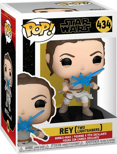 Star Wars - Rey (Two Lightsabers) 434 - Funko Pop! - Vinyl Figur