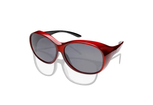 ActiveSol Überzieh-Sonnenbrille Mega für Damen - Sonnenbrille für Damen mit UV400 Schutz und polarisierten Gläsern, ideal für Brillenträger. Leicht und robust, perfekt für Auto und Rad, sorgt für klare Sicht und entspanntes Fahren.