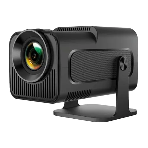 Iggual Mp1080p Projektor - FHD Beamer für unterwegs - Beamer mit Full HD Auflösung (1920 x 1080 px), Bluetooth und Wi-Fi Konnektivität für kabelloses Streaming. Ideal für Filme und Videos überall!