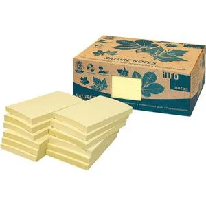 Info Haftnotizen Nature Notes, 5655-11box, gelb, 125 x 75mm, selbstklebend, 12x 100 Blatt