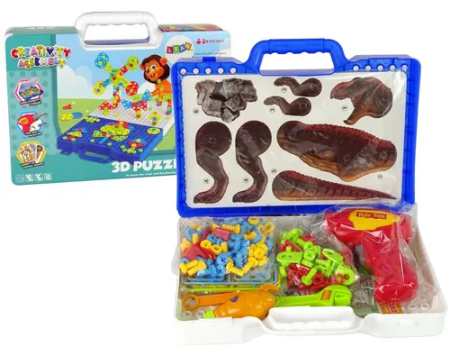 Leantoys Klocki Konstrukcyjne 3D DIY Dinozaury
