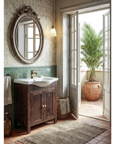 ZARA 65 Keramik-Waschtisch 64,5x46cm, weiß - Elegantes Keramik-Waschbecken in Weiß, ideal passend zum Badmöbel Unterschrank der Serie KERAMIA. Mit praktischem Überlauf für mehr Sicherheit im Bad.