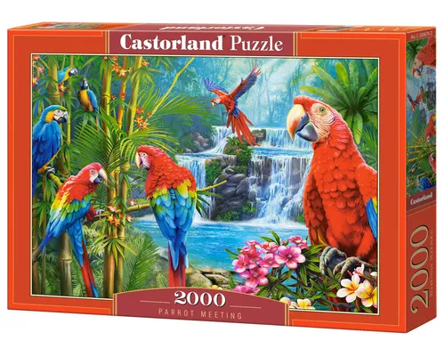 Puzzle 2000 el. Parrot Meeting CASTORLAND C-200870-2 CASTOR 5904438200870